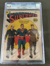 Superman #12 CGC 6.5 Lex Luthor 1941 WWII Army Navy Military RARE Classic picture