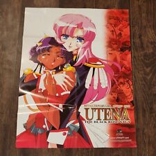 Vtg Revolutionary Girl Utena The Black Rose Saga Anime Promo Poster 2003 28x20 picture
