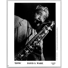 David Ware Avant-Garde Jazz Saxophonist 1992 Glossy Music Press Photo With Error picture