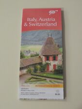 AAA International Map  Italy, Austria & Switzerland  2014 = picture
