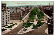 Commonwealth Avenue, Boston, Massachusetts Postcard picture