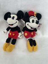 Disney  Mickey & Minnie 1930’s Mini Bean Bag Plush  VINTAGE & RETIRED w/tags picture