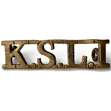 Original Kings Shropshire Light Infantry Regiment KSLI Shoulder Title Badge picture