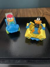 VTG 1992 Looney Tunes Tiny Toon (2) Wacky Roller Duck& Hamton Daffy Duck Split picture