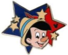 Disney Pin 00029 Star Salute Pinocchio Patriotic Artist Proof LE Only 25 made AP picture