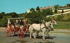 Postcard MI Mackinac Island Carriage with Fringe Fort Mackinac Vintage PC f8360 picture