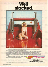 1979 Thrush Stacks Vintage Magazine Ad   Sexy Bikini Girl in Pickup Truck Bed picture