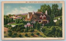 Postcard CA Beverley Hills California Home of Robert Montgomery c1940s D10 picture