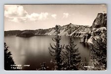 Crater Lake OR-Oregon RPPC Scenic View, Antique, Vintage Postcard picture