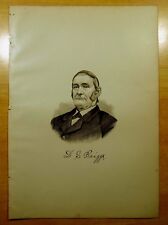 Antique Print 1883 DANIEL SUMNER BRIGGS Berkley, MA PORTRAIT Massachusetts picture