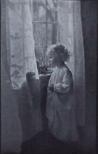 Rare vintage study of a child  1908 by Frances Stebbins Allen 1854-1941 picture