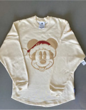 NWT Disneyland Spirit Jersey Sequin Santa Mickey Christmas Sweatshirt sz Small picture