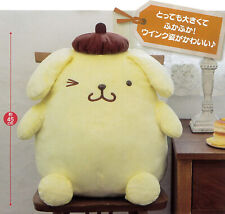 Pompompurin Plush Pompom Purin XL Pudding Puppy Dog Wink Stuffed 45cmTall FuRyu picture