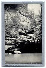 c1950's Lower Falls at Old Man's Cave Near Logan Ohio OH Vintage Postcard picture