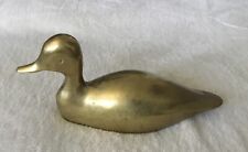 Vintage Solid Brass Duck Home Decor Cottage Core French Country picture