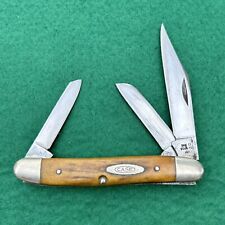 1965 - 69 CASE XX Stainless USA 5347 HPS Stag Stockman Pocket Knife Vintage picture