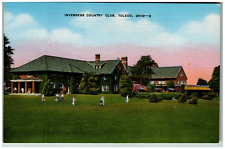 Postcard Linen Inverness Country Club Golf Course Toledo, OH picture