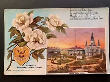 Postcard Magnolia - Louisiana State Flower picture