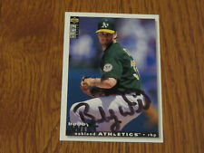 Bobby Witt Autographed Hand Signed Upper Deck Oakland A's picture
