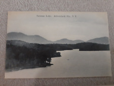 Old UNDIVIDED Postcard Saranac Lake Adirondack Mountains New York picture