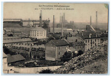 c1910 Frontier Metallurgical Acieries De Micheville Villerupt France Postcard picture