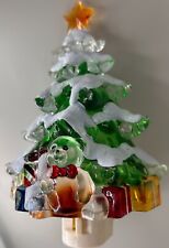 Acrylic Christmas Tree with Friends Nightlight - Festive Decor picture