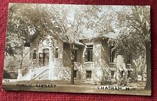 1911 Real Photo Postcard  RPPC Public Library Chatham NY Columbia county picture