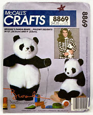 1983 McCalls Sewing Pattern 8869 Brooke Shields Panda Bears 9