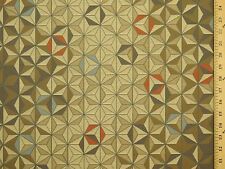 Brentano Equinox Andromeda Geometric  coral, tans, grays,  Upholstery Fabric picture