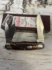 Schatt And Morgan Whittler Bone Handles Pocket Knife NIB picture