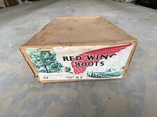 Vintage Red Wing Boot Box 214 10 Old Collector picture