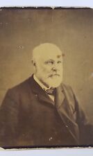 Antique Black White Distinguished Man Unknown Subject Vintage Photography Photo picture