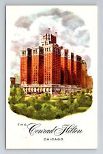 Chicago, IL-Illinois, Conrad Hilton Hotel Advertising c1959, Vintage Postcard picture