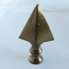 VTG Solid Brass Arrowhead Lamp Finial 2.5