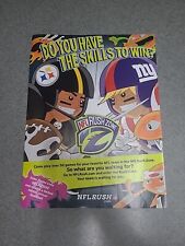 NFL Rush Zone Print Ad 2009 8x11  Great To Frame  picture