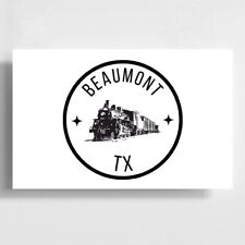 Beaumont Texas TX Lot Of 10 Railroad Train Station Depot Postcards picture