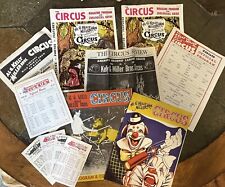 Vintage 1950s/60s Lot AL G KELLY & MILLER BROS Circus Programs Route Cards picture