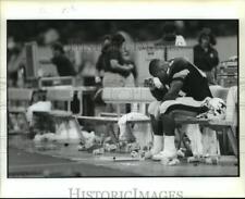 1990 Press Photo Football player Leroy Brown of Tulane after losing to USM picture