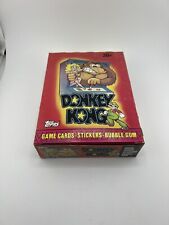 1982 Topps Donkey Kong Game Cards Wax Box - 36 Sealed Packs Mario Nintendo picture