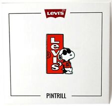 ⚡RARE⚡ PINTRILL x PEANUTS x LEVI'S Joe Cool Snoopy Pin *BRAND NEW* LIMITED ED. picture