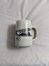 Vintage Otagiri Japan Biplane Embossed  Collectible Ceramic Coffee Mug Tea Cup picture