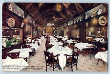 Minneapolis Minnesota Postcard Famous Dutch Room Pipe Organ National Hotel 1910 picture