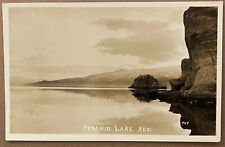 RPPC Pyramid Lake Nevada Vintage Real Photo Postcard c1930 picture