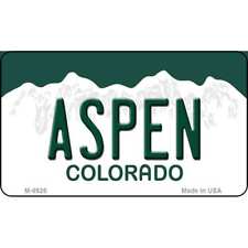 Aspen Colorado Metal Novelty Magnet M-9926 picture