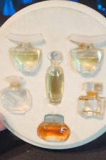 Vintage Estee Lauder Mini Perfume Gold Box Set Dazzling Silver Gold Knowing picture