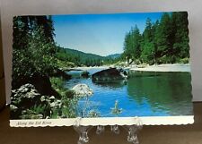 Postcard Along the Shore Of The Eel River, California Vintage Unposted picture
