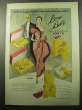 1950 Bourjois Beau Belle Perfume Ad - Gifts that make her feel more beautiful picture