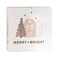 Merry + Bright Beautiful Mini Lucite Block Pack of 4 Size 2 in SQ picture