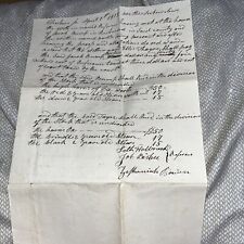 1815 Judgment Document in Favor of Jacob Bump, MA Militia in French & Indian War picture
