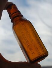 LARNED & BARKER CO. rare vintage tablet bottle Syracuse NY late 1800s picture
